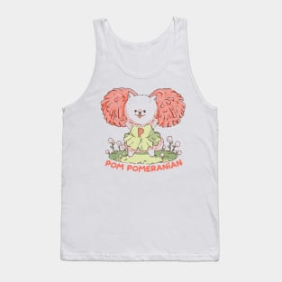 Pom Pomeranian - Cute Cheerleader Dog Gift Tank Top